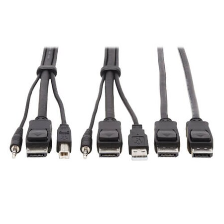 Tripp Lite Dual Displayport Kvm Cable Kit, P783-010-DP P783-010-DP